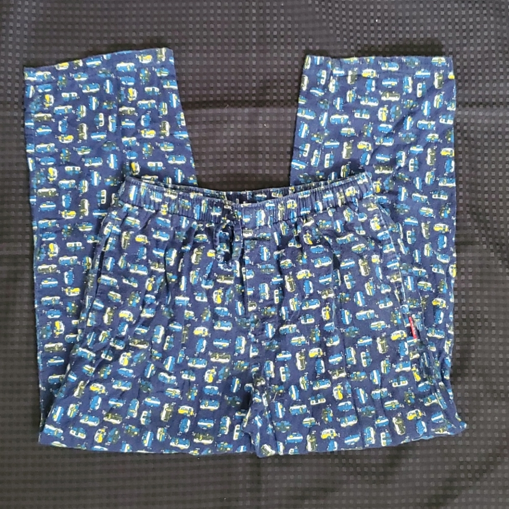 Izod sleepwear blue camper pants size medium